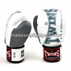 Muay Thai Boxhandschuhe Twins "BGVL3-2TA White Grey" Twins - 2