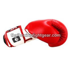 Muay Thai Boxhandschuhe Twins "BGVL11 RED WHITE" Twins - 3