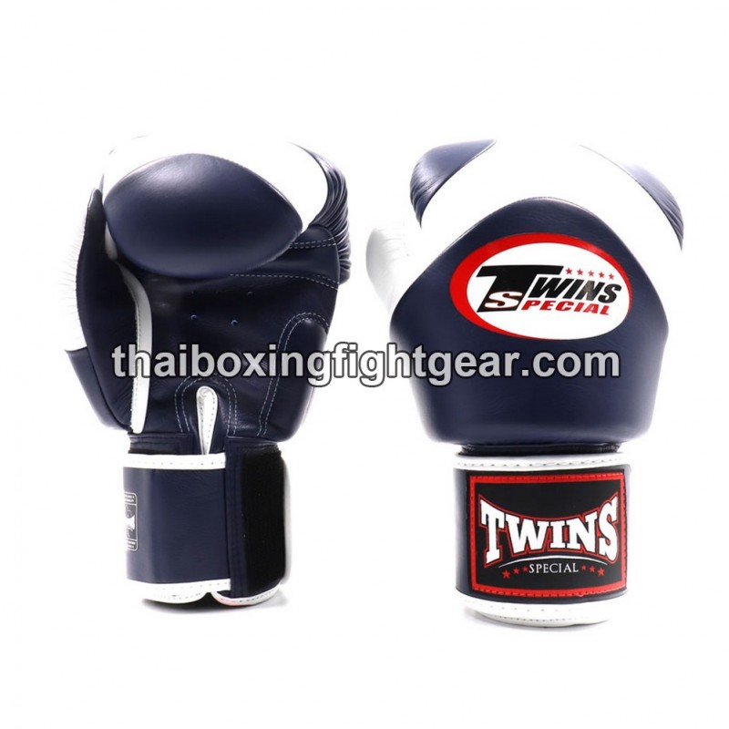 Muay Thai Boxhandschuhe Twins "BGVL13 NAVY WHITE" Twins - 1