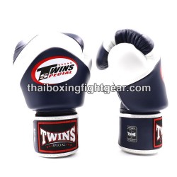 Muay Thai Boxhandschuhe Twins "BGVL13 NAVY WHITE" Twins - 2