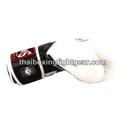 Muay Thai Boxhandschuhe Twins "BGVL11 WHITE Black" Twins - 3