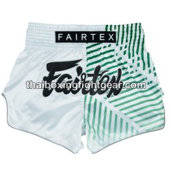 Thaiboxen Shorts Fairtex BS1923 Racer White Fairtex - 1
