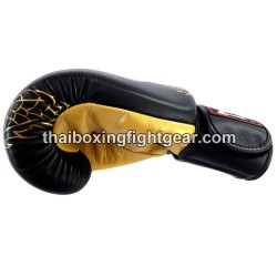 Boxhandschuhe Twins FBGVL3-6 "Dragon" Schwarz /Gold | Thaibox Handschuhe