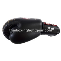 Boxhandschuhe Twins FBGVL3-6 "Dragon" Schwarz /Gold | Thaibox Handschuhe