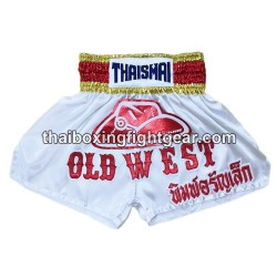 Muay thai shorts Boxhose Thaismai "Old West white" Thaismai - 1