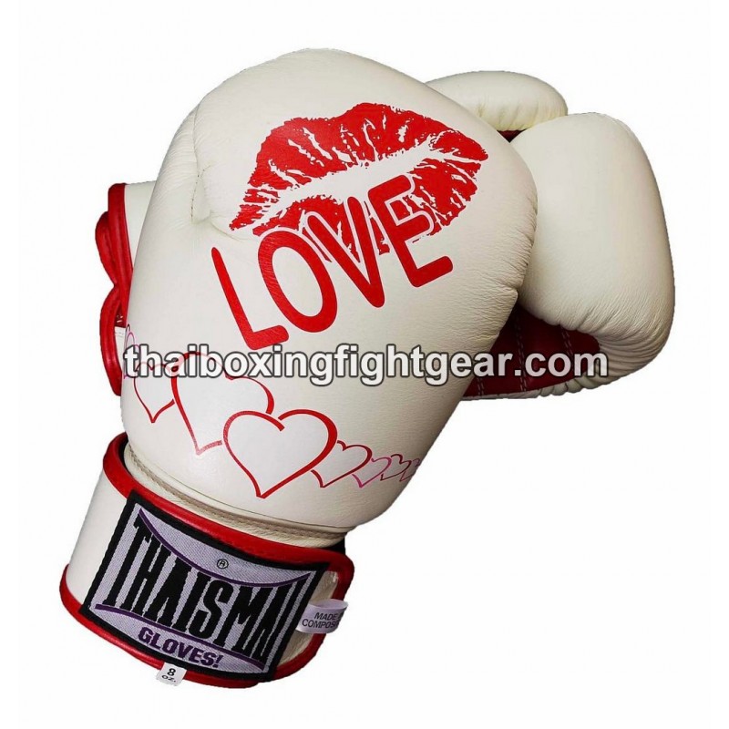 Muay thai Boxhandschuhe Thaismai BG124 "Love White" Thaismai - 1