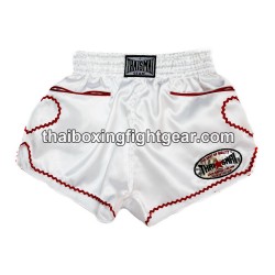Muay thai shorts Boxhose Thaismai  "Simple White" Thaismai - 1