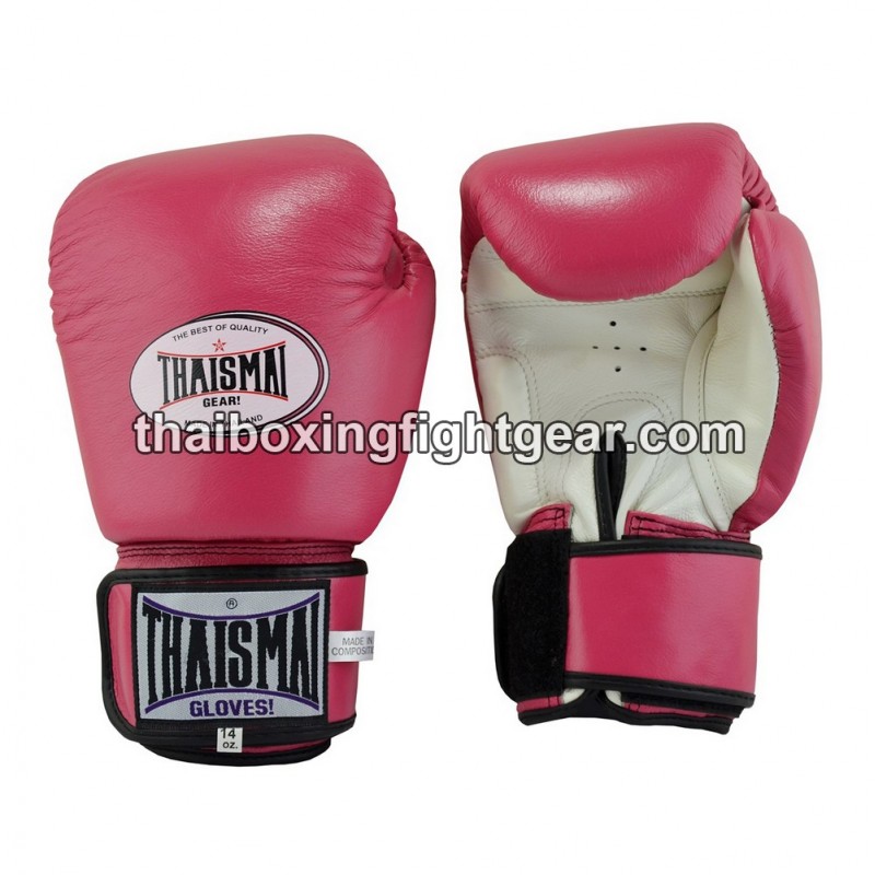 Muay thai Boxhandschuhe Thaismai BG124 "Pink White" Thaismai - 1