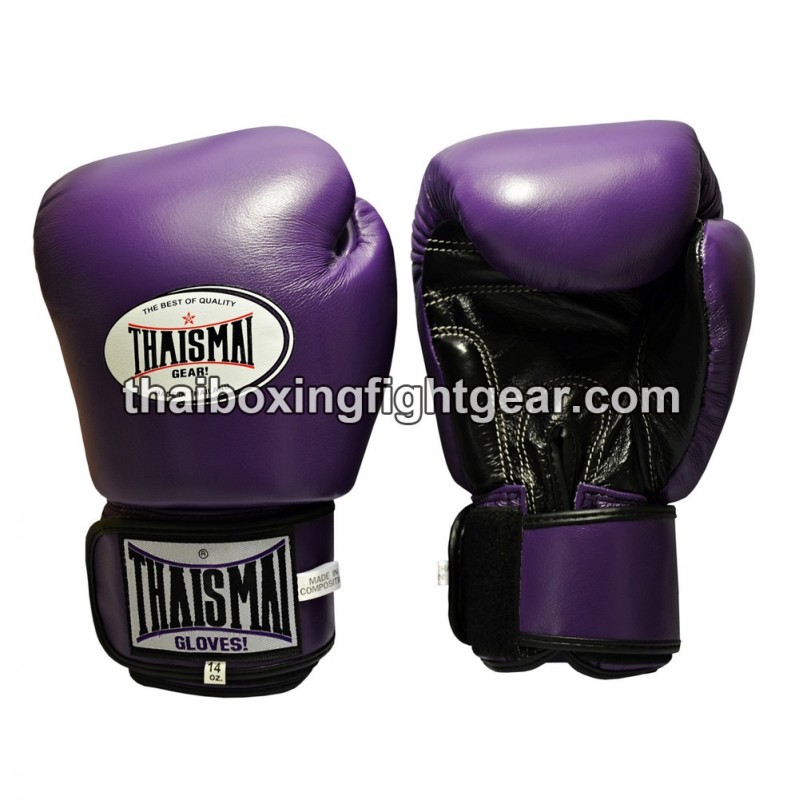 Muay thai Boxhandschuhe Thaismai BG124 "Purple Black" Thaismai - 1