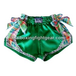 Muay thai shorts Boxhose Thaismai "Ribbon Green" Thaismai - 1