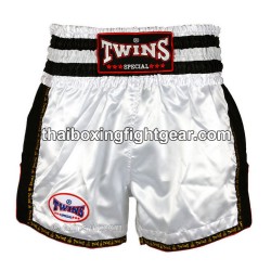 Twins  Muay thai shorts "TWS-928 White Black" Twins - 1