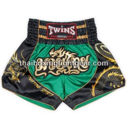 Twins  Muay thai shorts "TBS-DRAGON Green" Twins - 1