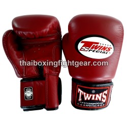 Thai Boxhandschuhe Kinder Twins BGVS3 Synthetik Kastanienbraun Twins - 1