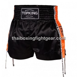 Thaiboxen Shorts Top King TKTBS-202 Schwarz Orange Top King - 1