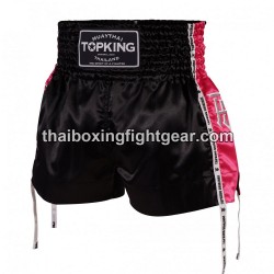Thaiboxen Shorts Top King TKTBS-202 Schwarz Rosa Top King - 1