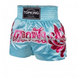 Thaiboxen Shorts Top King TKTBS-210 Himmelblau Top King - 1