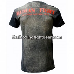 Human Fight Boxen T-shirt "Nudge" Schwarz/Beige | T-Shirts