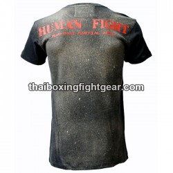Human Fight Boxen T-shirt "Punch" Schwarz/Beige | T-Shirts
