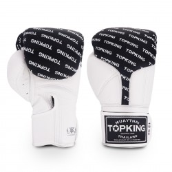 Boxhandschuhe TOP KING FULL IMPACT DOUBLE TONE-TKBGFI Weiß Schwarz
