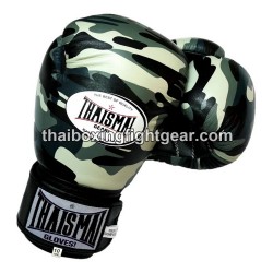 Muay thai Boxhandschuhe Thaismai BG124 "Camo"  Grün