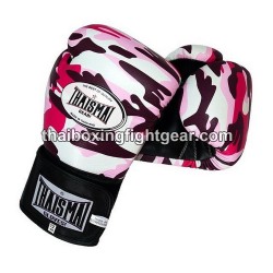 Muay thai Boxhandschuhe Thaismai BG124 "Camo" Rosa