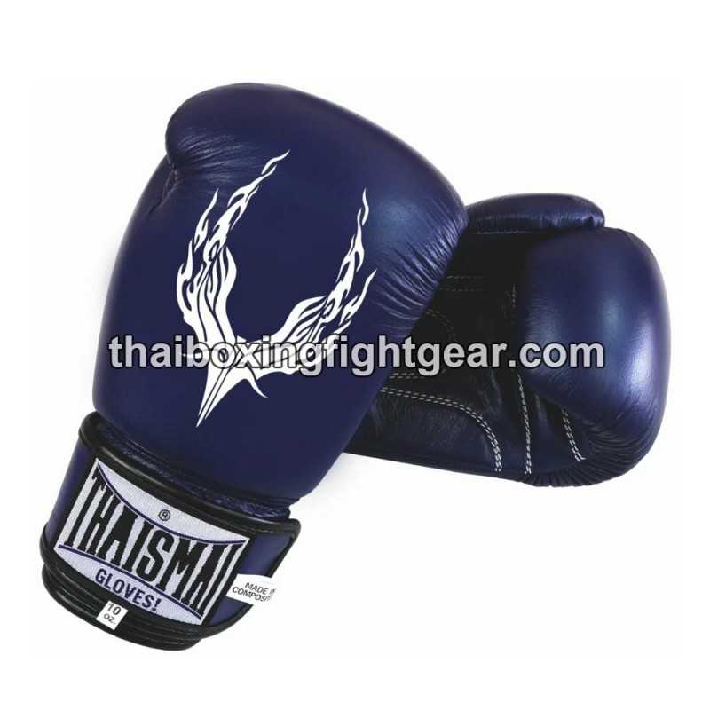 Muay thai Boxhandschuhe Thaismai BG124 "Phoenix" Blau