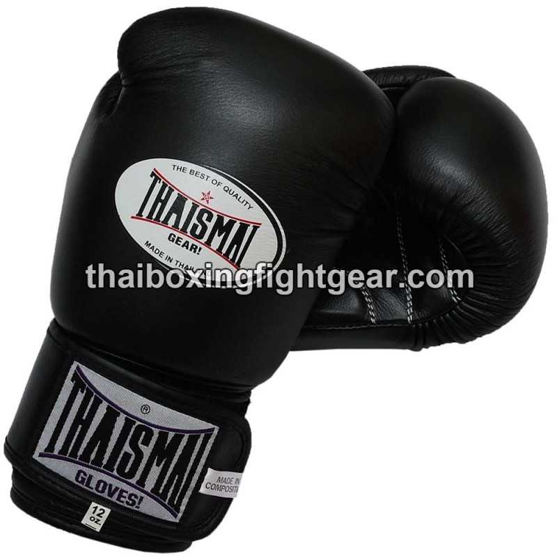 Muay thai Boxhandschuhe Thaismai BG124 Schwarz