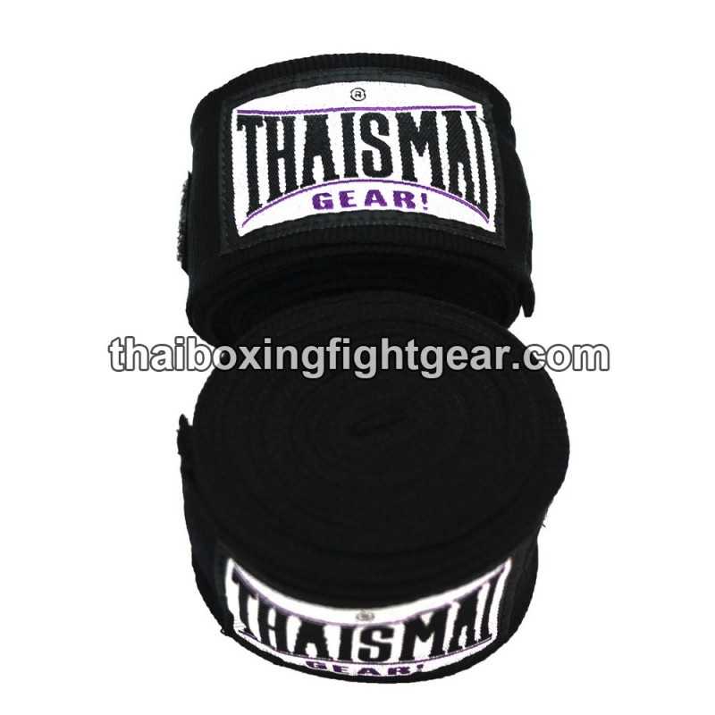 Thaismai HW7003 Boxbandagen 4.5M  Muay Thai / MMA / UFC / BOXING  Schwarz