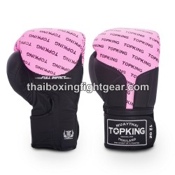 Boxhandschuhe TOP KING FULL IMPACT DOUBLE TONE-TKBGFI Schwarz Rosa