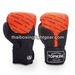 Boxhandschuhe TOP KING FULL IMPACT DOUBLE TONE-TKBGFI Schwarz Orange