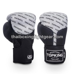 Boxhandschuhe TOP KING FULL IMPACT DOUBLE TONE-TKBGFI Schwarz Silber