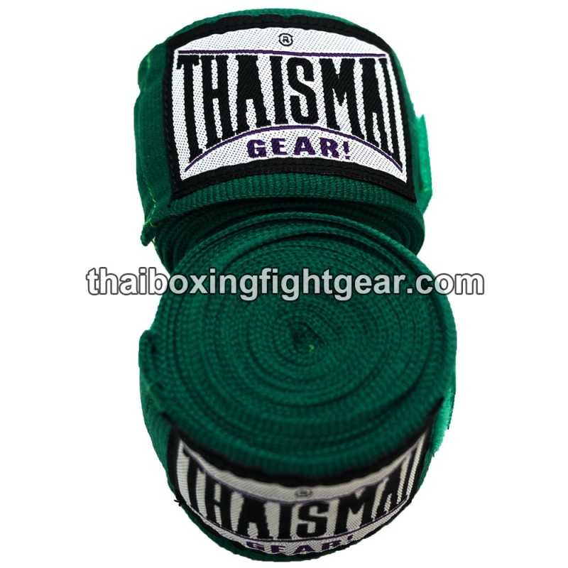 Thaismai HW7003 Boxbandagen 4.5M  Muay Thai / MMA / UFC / BOXING  Grün