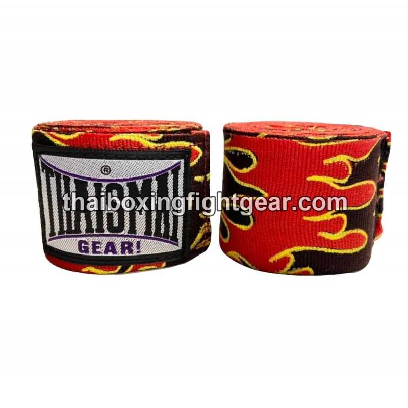 Thaismai HW7003 Boxbandagen 4.5M  Muay Thai / MMA / UFC / BOXING Fancy "Fire"