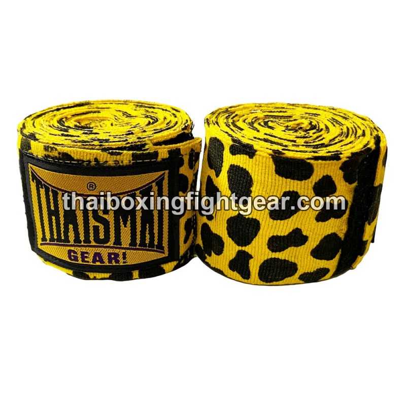 Thaismai HW7003 Boxbandagen 4.5M  Muay Thai / MMA / UFC / BOXING Fancy "Leopard"