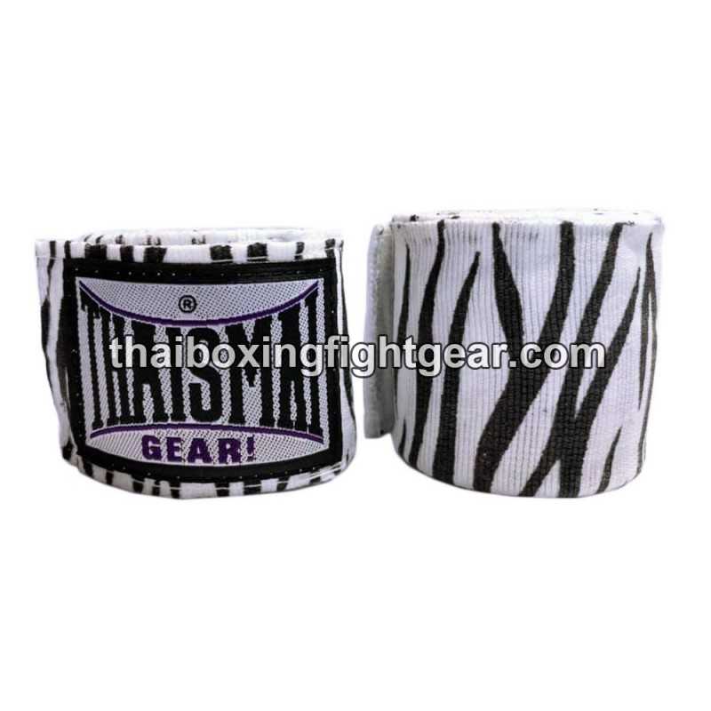 Thaismai HW7003 Boxbandagen 4.5M  Muay Thai / MMA / UFC / BOXING Fancy "zibra"