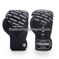 Boxhandschuhe TOP KING FULL IMPACT SINGLE TONE-TKBGFI Schwarz