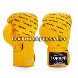 Boxhandschuhe TOP KING FULL IMPACT SINGLE TONE-TKBGFI Gelb