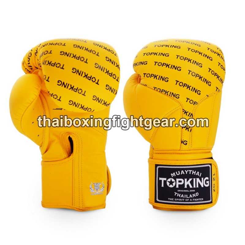 Boxhandschuhe TOP KING FULL IMPACT SINGLE TONE-TKBGFI Gelb
