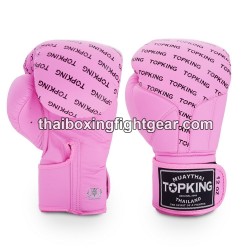 Boxhandschuhe TOP KING FULL IMPACT SINGLE TONE-TKBGFI Rosa