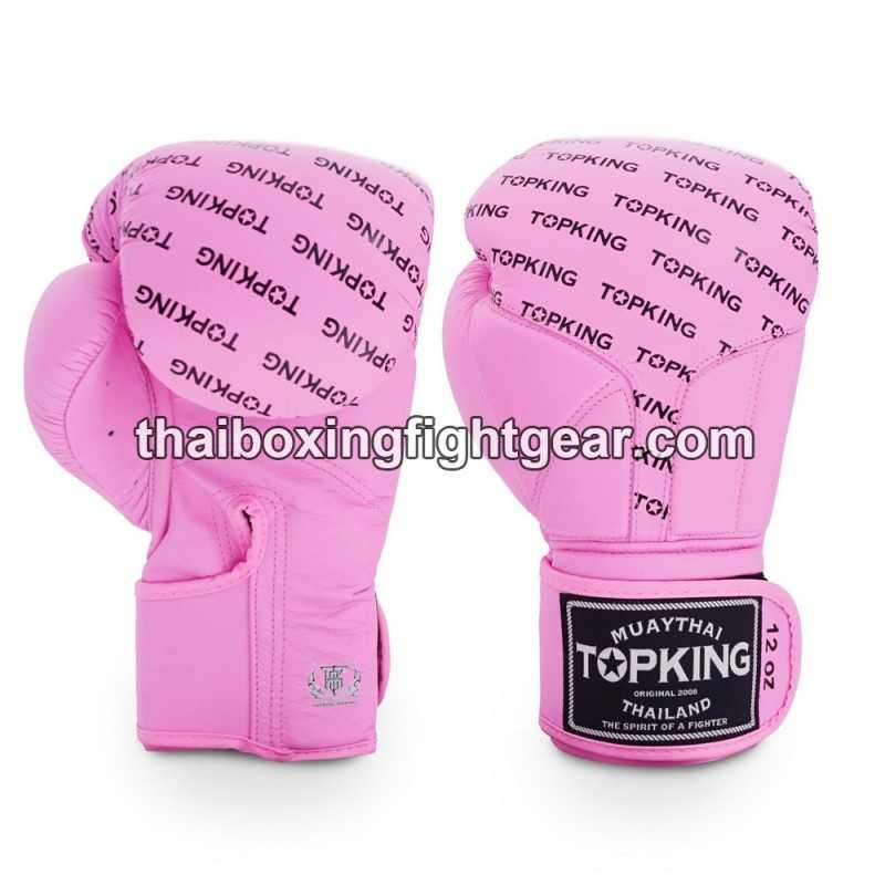 Boxhandschuhe TOP KING FULL IMPACT SINGLE TONE-TKBGFI Rosa