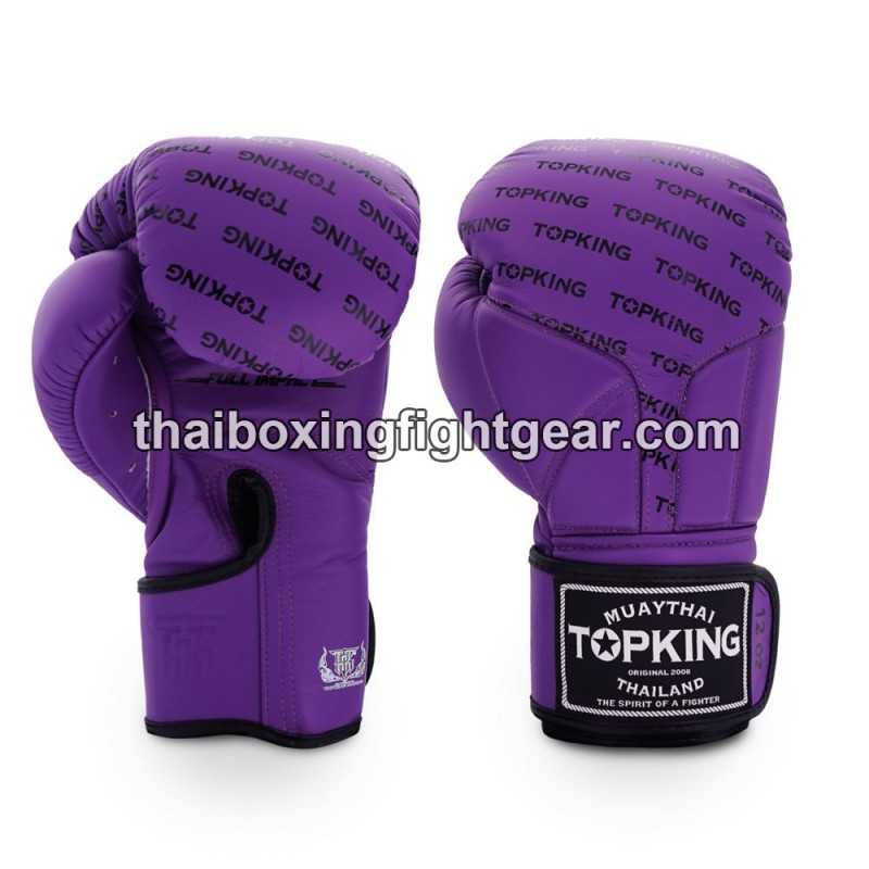 Boxhandschuhe TOP KING FULL IMPACT SINGLE TONE-TKBGFI Lila
