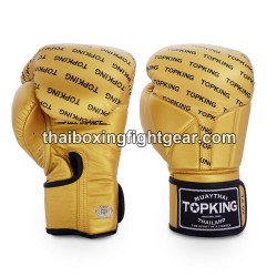 Boxhandschuhe TOP KING FULL IMPACT SINGLE TONE-TKBGFI Gold