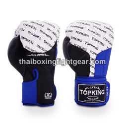Boxhandschuhe TOP KING FULL IMPACT TRIPLE TONE-TKBGFI Schwarz Blau Weiß