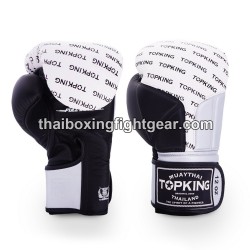 Boxhandschuhe TOP KING FULL IMPACT TRIPLE TONE-TKBGFI Schwarz Silber Weiß