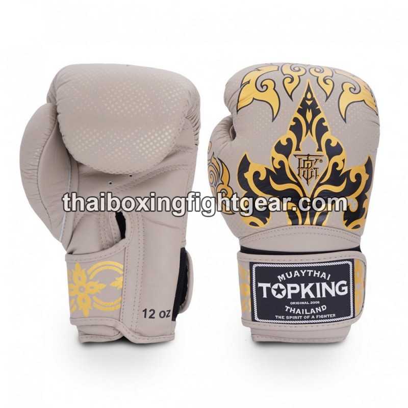 Boxhandschuhe TOP KING KANOK-TKBGKN BEIGE