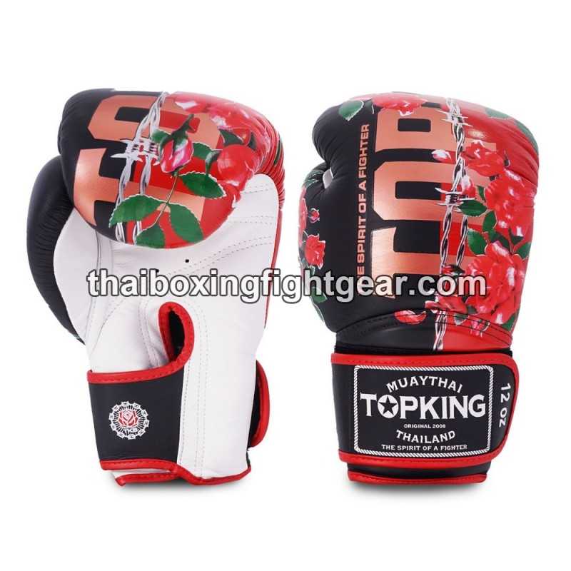 Boxhandschuhe TOP KING ROSE-TKBGRS Schwarz