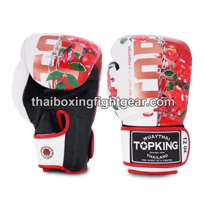 Boxhandschuhe TOP KING ROSE-TKBGRS Weiß