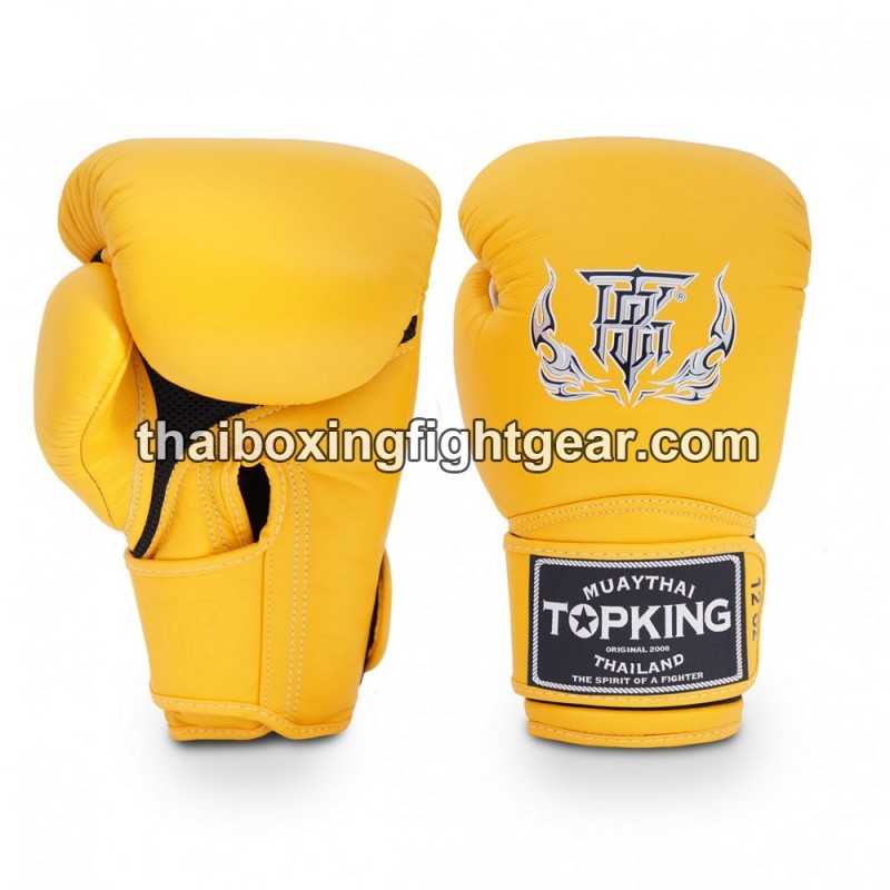 Boxhandschuhe TOP KING SUPER AIR DOUBLE TONE-TKBGSA Gelb