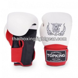 Boxhandschuhe TOP KING SUPER AIR TRIPLE TONE -TKBGSA Weiß Rot Schwarz