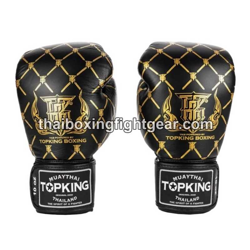 Boxhandschuhe TOP KING TKBGCH-CHAIN Schwarz Gold